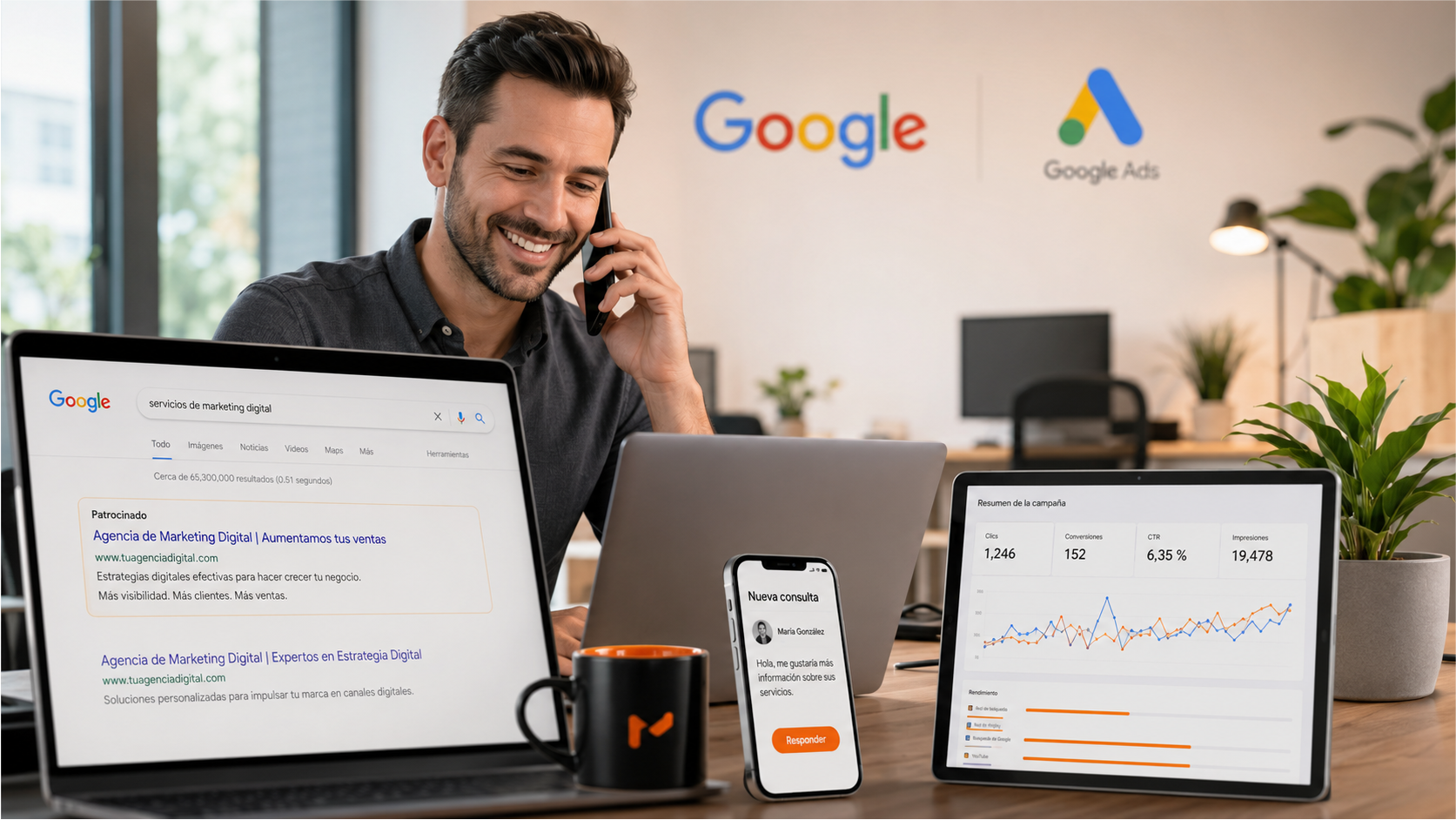 Caso temporal Google Ads